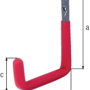 Top-Preis Wandhaken U-Form Rotgummi A.115mm STA roh verz.H.145mm D.12mm GAH VE: 5 Stück