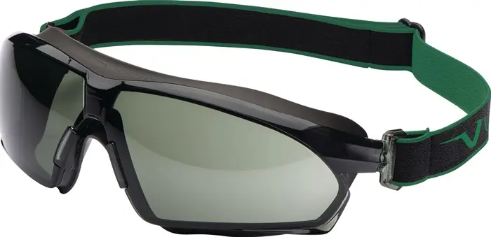 Sonderangebot Schutzbrille 625 EN166,EN170,EN172 Rahmen dunkelgrau,Scheibe grün G15