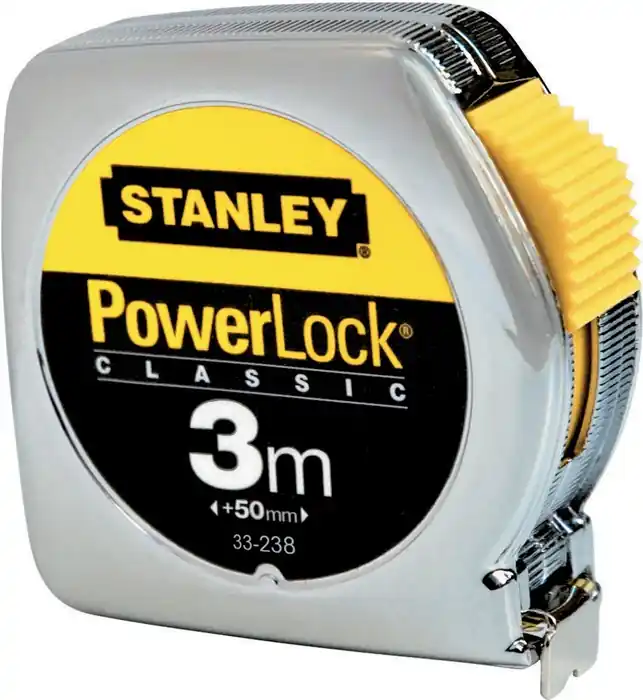 Taschenrollbandmaß PowerLock® L.3m B.12,7mm mm/cm EG II Ku.Gürtelclip lose Geprüft