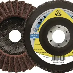 Neue Kollektion Fächerscheibe SMT 800 D.125mm K.very fine 12Grad gewölbt INOX NK KLINGSPOR VE: 5 Stück