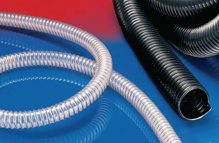 Absaug- u.Förderschl.AIRDUC® PUR 355 HT ID 60mm transp.5mm L.10m Rl. VE: 10 Meter Schnäppchen
