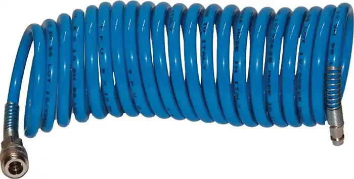 Druckluftschlauch ST ID 5,5mm AD 8mm L.5m Kuppl.DN 7,2 AEROTEC Neu