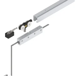 Schiebetürsystem 140 2500mm EV1 elox.1250-1500mm Wm. Highlight