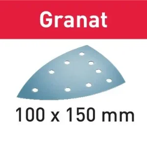 Begrenztes Angebot Festool Schleifblatt STF DELTA/9 P180 GR/100 Granat