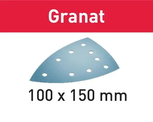 Begrenztes Angebot Festool Schleifblatt STF DELTA/9 P180 GR/100 Granat