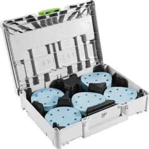 Festool Schleifmittel-Systainer³ SYS-STF D125 GR-Set Granat Abverkauf