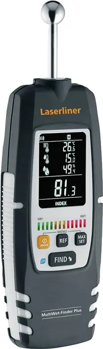 Bestseller Feuchtemessgeräte MulitWet-Finder Plus 20 %-90% LASERLINER