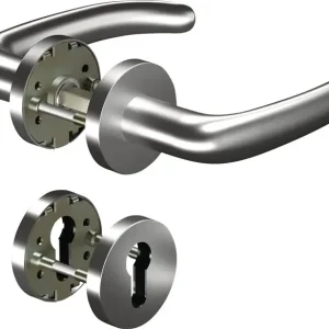 Begrenztes Angebot Rosettengrt.CORE+8999 8mm/6501/6612 PZ AL Alu.U-Form DIN L/R D/D OGRO