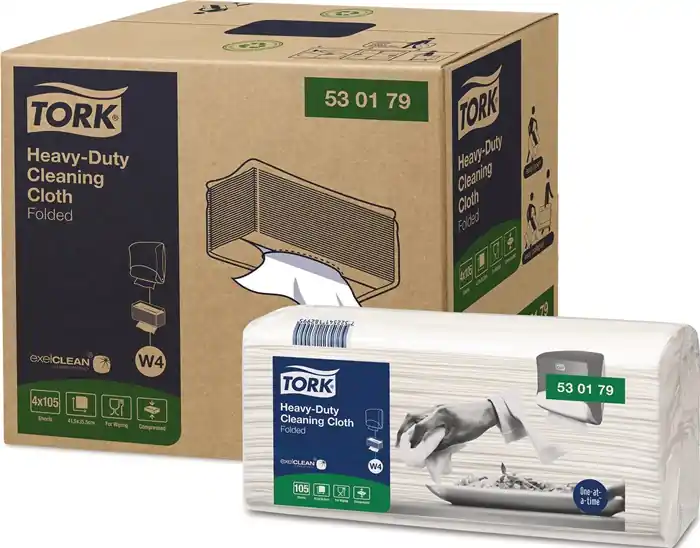 Expressversand Putztuch TORK 530179 L.ca.238 mmxB.ca.355mm weiß 1-lagig,ungeprägt 4x105 Pk.TORK