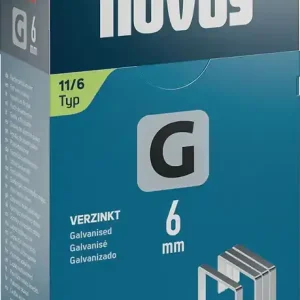 Flachdrahtklammer G Typ 11 B10,6xL6mm Draht-B.1,25mm 5000 St.NOVUS Wochenendangebot