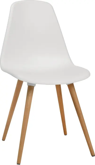 Angebot Mehrzweckstuhl weiß Holzbeine Buche VE=2 St.im Krt.TOPSTAR
