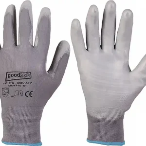 Versand Am Gleichen Tag Handschuh GREY GRIP Gr.7 grau EN 420/EN 388 PSA II GOODJOB VE: 12 Paare