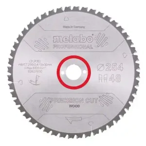 Abverkauf Kreissägeblatt precision cut wood professional D254xB2,4xBohrung30mm 48Z. WZ