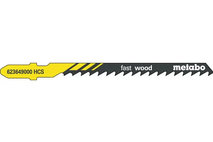 Versand Am Gleichen Tag Stichsägeblätter fast wood Nutz-L.74mm Zahnt.4mm HCS geschr. f.Kurvens. 5St.