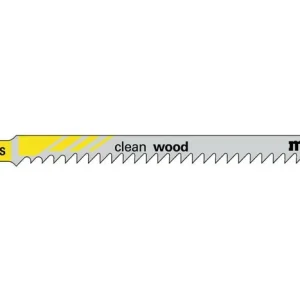 Stichsägeblätter clean wood Nutz-L.91mm Zahnteilung3mm HCS Z. geschliffen 5St. Neue Ware