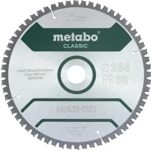 Kreissägeblatt multi cut cut classic D254x2,6/1,8xBohrung30mm Z.60 FZ/TZ 5Gr neg Super-Preis