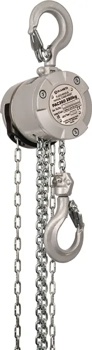 Flaschenzug PAC360 Trgf.250kg Hubh.3,0m Alu.PLANETA Mega-Angebot