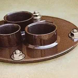 CEMO Domdeckel (Stahl) mit 4 Gewindemuffen Finale Aktion