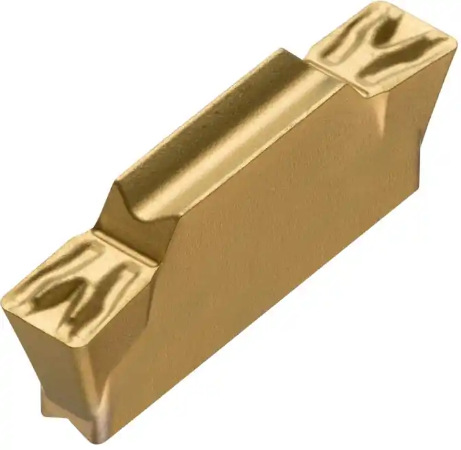 Drehwendeschneidplatte ISO LCMF 031602-F:T8330 Tiefe 3mm PVD beschichtet Gold VE: 10 Stück Günstig