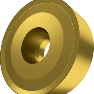 Billig Drehwendeschneidplatte ISO RCMX 2507MOS-351:6640 D.7,2mm MT-CVD beschichtet Gold VE: 10 Stück