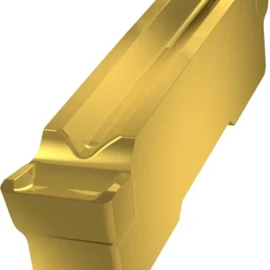 Aktuell Wendeschneidplatte ISO GL5-D500M04-PR:G8330 Breite 5mm PVD beschichtet Gold VE: 10 Stück