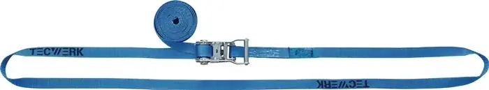 Zurrgurt DIN EN 12195-2 L.4m B.25mm m.Ratsche LC U 1500 daN TECWERK Solange Der Vorrat Reicht