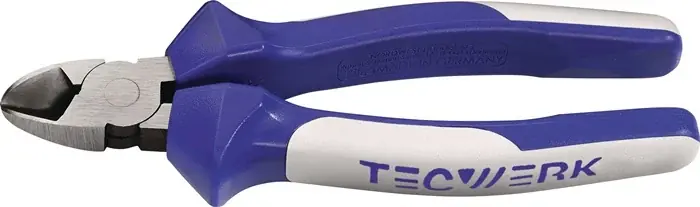 Neu Seitenschneider L.130mm Kopf pol.Mehrkomp.-Hüllen TECWERK