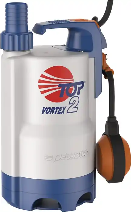Tauchpumpe TOP 2-Vortex 9300 l/h max 7,6m 450 W PEDROLLO Schneller Versand