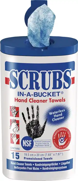 Handreinigungstuch Scrubs hohe Reinigungskraft 15 St.Dose SCRUBS Heißes Angebot