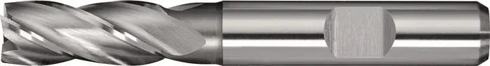 Markenprodukt Schaftfräser DIN 844 TypN D.6mm HSS-Co8 Weldon Z.4 kurz TECWERK