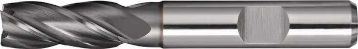 Rabatt Schaftfräser DIN 844 TypN D.16mm HSS-Co8 TiCN Weldon Z.4 kurz TECWERK