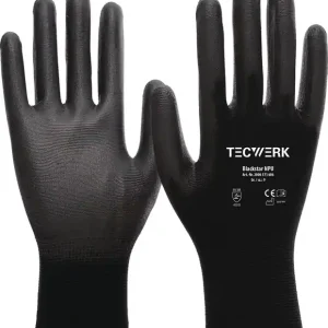 Handschuhe Blackstar NPU Gr.11 (XXXL) schwarz EN 388 PSA II TECWERK VE: 12 Paare Markenprodukt