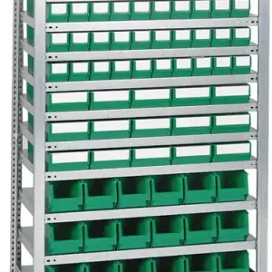 Direkt Vom Hersteller Steckregal H2000xB1000xT400mm Anbauregal 14 Stahl-Bd.90x3,15x4 blau TECWERK