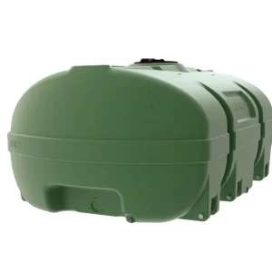 Echt CEMO PE-Fass kofferförmig mit Klappdeckel Ø380 - 5000 Liter