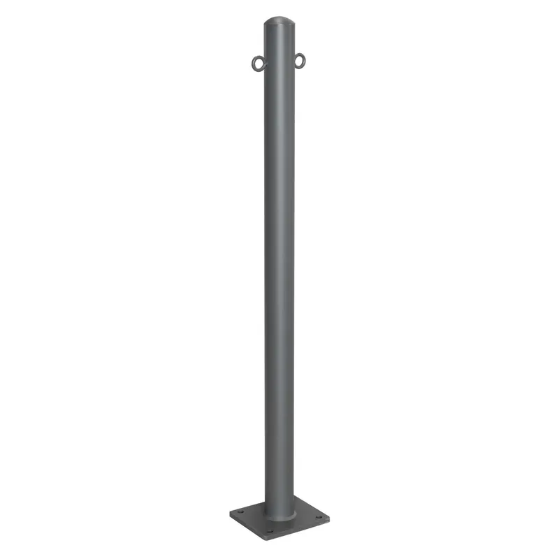 MORION Absperrpfosten 60 mm feststehend - zum Aufdübeln mit Bodenplatte Must-Have