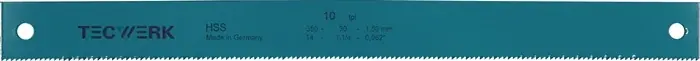 Expressversand Maschinensägeblatt L575xB50xS2,5mm HSS Loch-D.10,5mm ZpZ 6 Kasto TECWERK