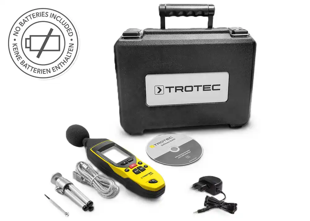 TROTEC Schallpegel-Messgeräte SL 400 - mit Kalibrierungszertifikat Highlight