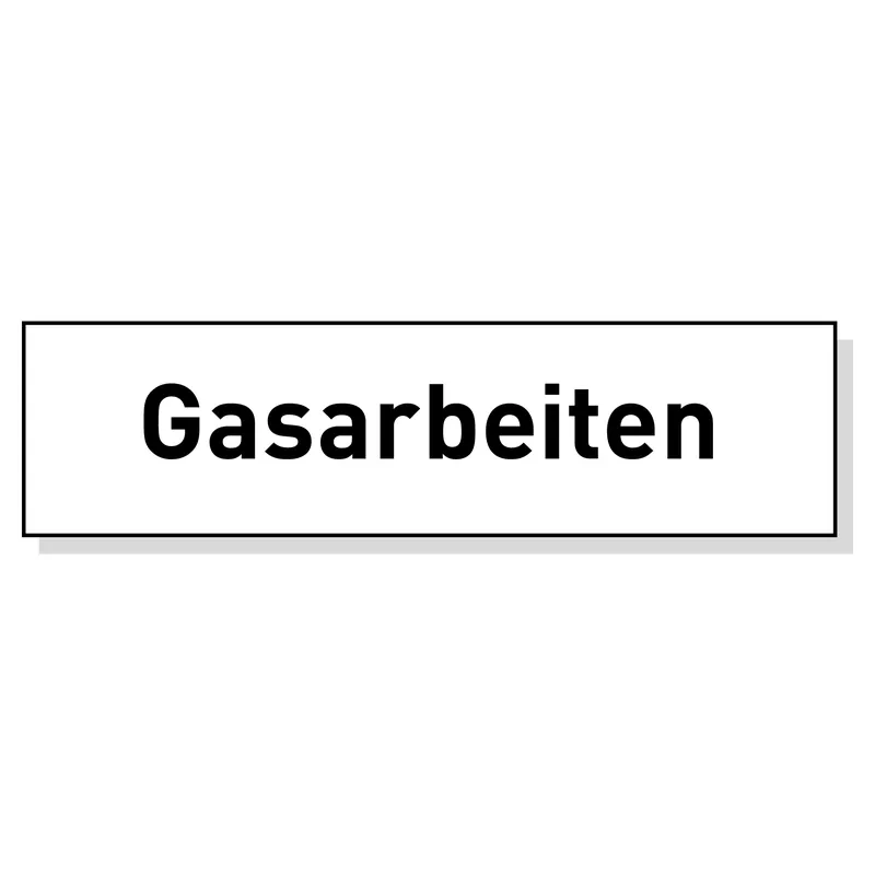 Jetzt Kaufen Trio-Zusatztext, 700 mm SL, reflektierend, Gasarbeiten