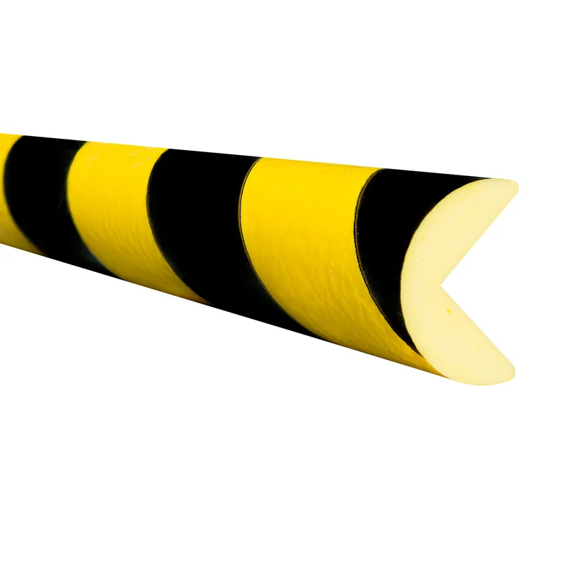 MORION Prallschutz, Kreis, Kantenschutz 40/40 mm, gelb/schwarz, selbstklebend, Länge: 5000 mm Top-Angebot