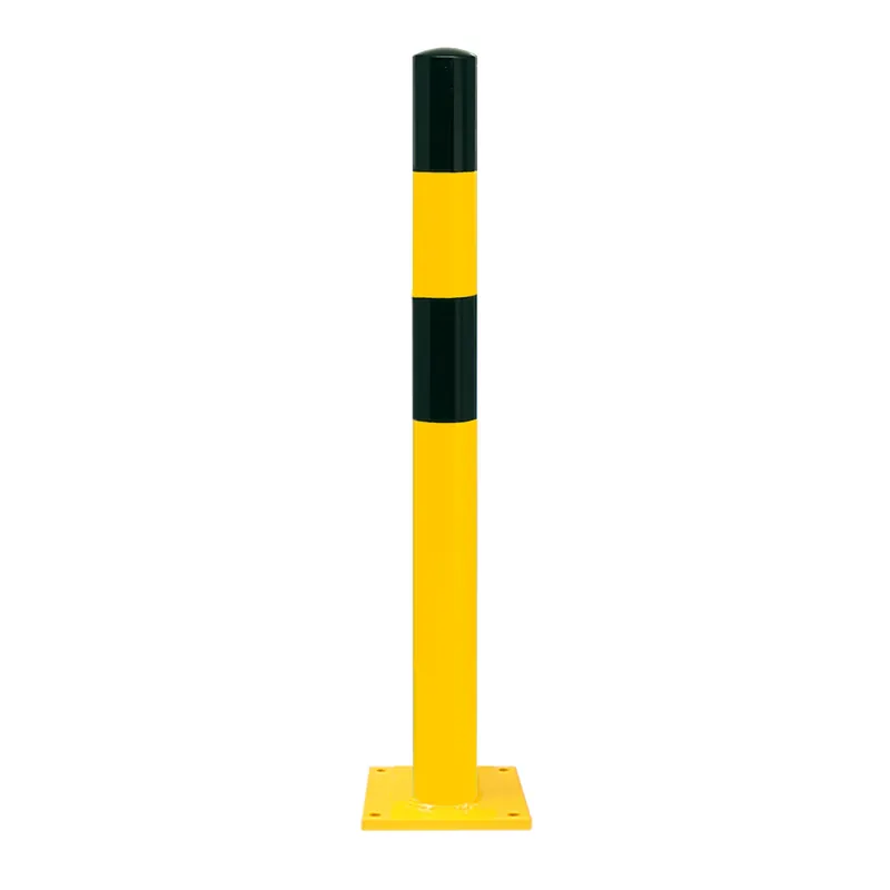 BLACK BULL Rammschutz-Poller aus Gütestahl - gelb/schwarz Kracherpreis