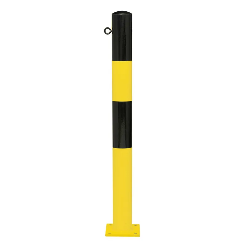 Begrenztes Angebot MORION Absperrpfosten 90 mm feststehend - zum Aufdübeln mit Bodenplatte