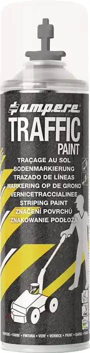 Saisonangebot Bodenmarkierspray TRAFFIC PAINT® 500ml grau AMPERE VE: 12 Stück