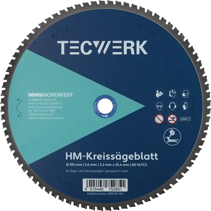 Angebot Tisch-/Kappkreissägeblatt AD 355mm Z.80 HLTCG Bohr.25,4mm Schnitt-B.2.6mm