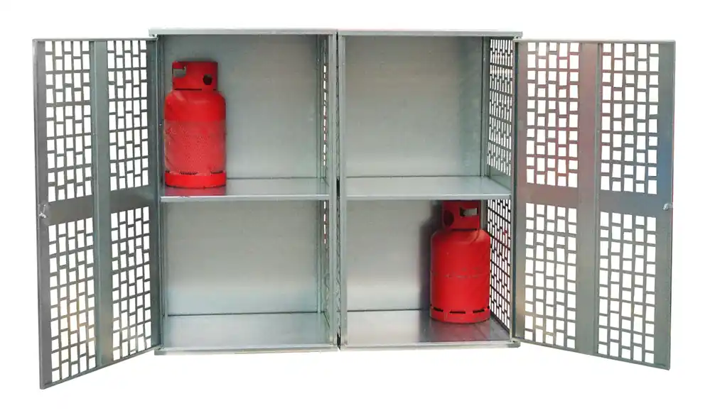 Sichere Zahlung Bauer Südlohn Gasflaschen-Depot verzinkt TYP GFD-L 2