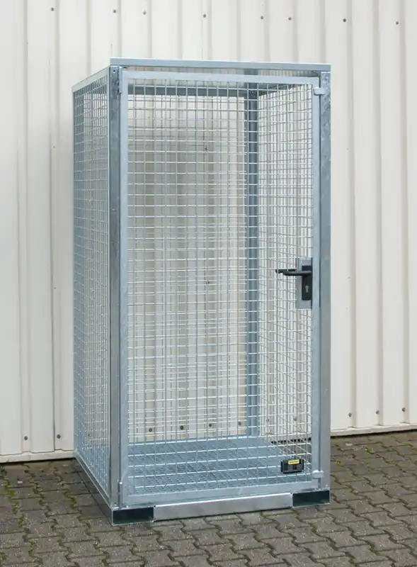 Günstig Bauer Südlohn Gasflaschen-Container feuerverzinkt TYP GFC-E/G - mit Gitterrostboden