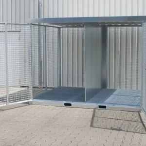 Bauer Südlohn Gasflaschen-Container feuerverzinkt TYP GFC-E/G - mit Gitterrostboden Super-Preis