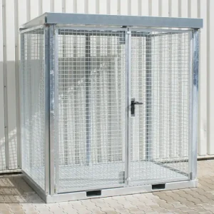 Bauer Südlohn Gasflaschen-Container feuerverzinkt TYP GFC-E/T - mit Tränenblechboden Sonderangebot