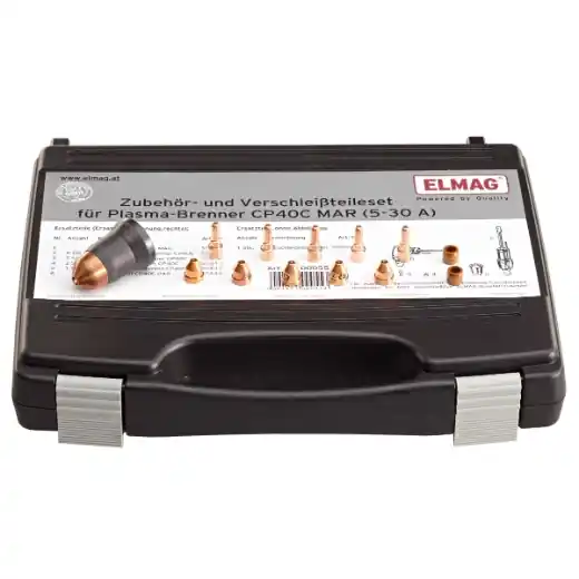 Sichere Zahlung ELMAG Zubehör- und Verschleißteileset für PP 3035/M - zu Plasma-Brenner CP40 MAR (5-30 Amp.)