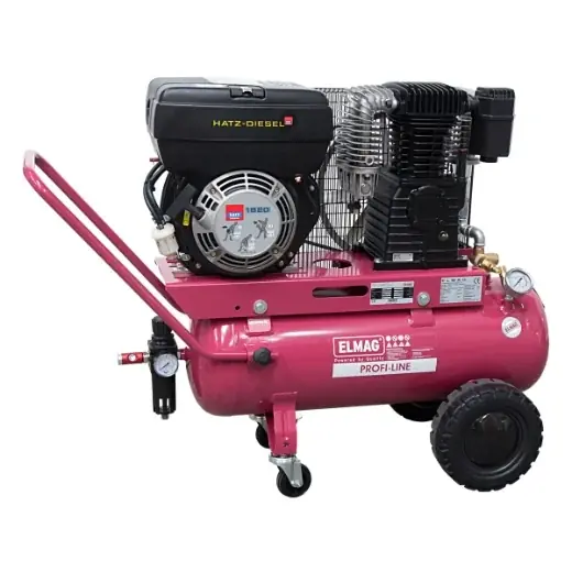 Markenware ELMAG Motorkompressor PROFI-LINE DIESEL - 600/15/50