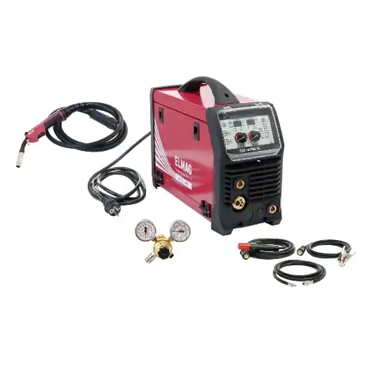 Schnäppchen ELMAG Multifunktions-Schweißinverter P3S 1825M 2L / ECO-SET-"Multi Line", MIG/MAG, MMA, WIG, tragbar